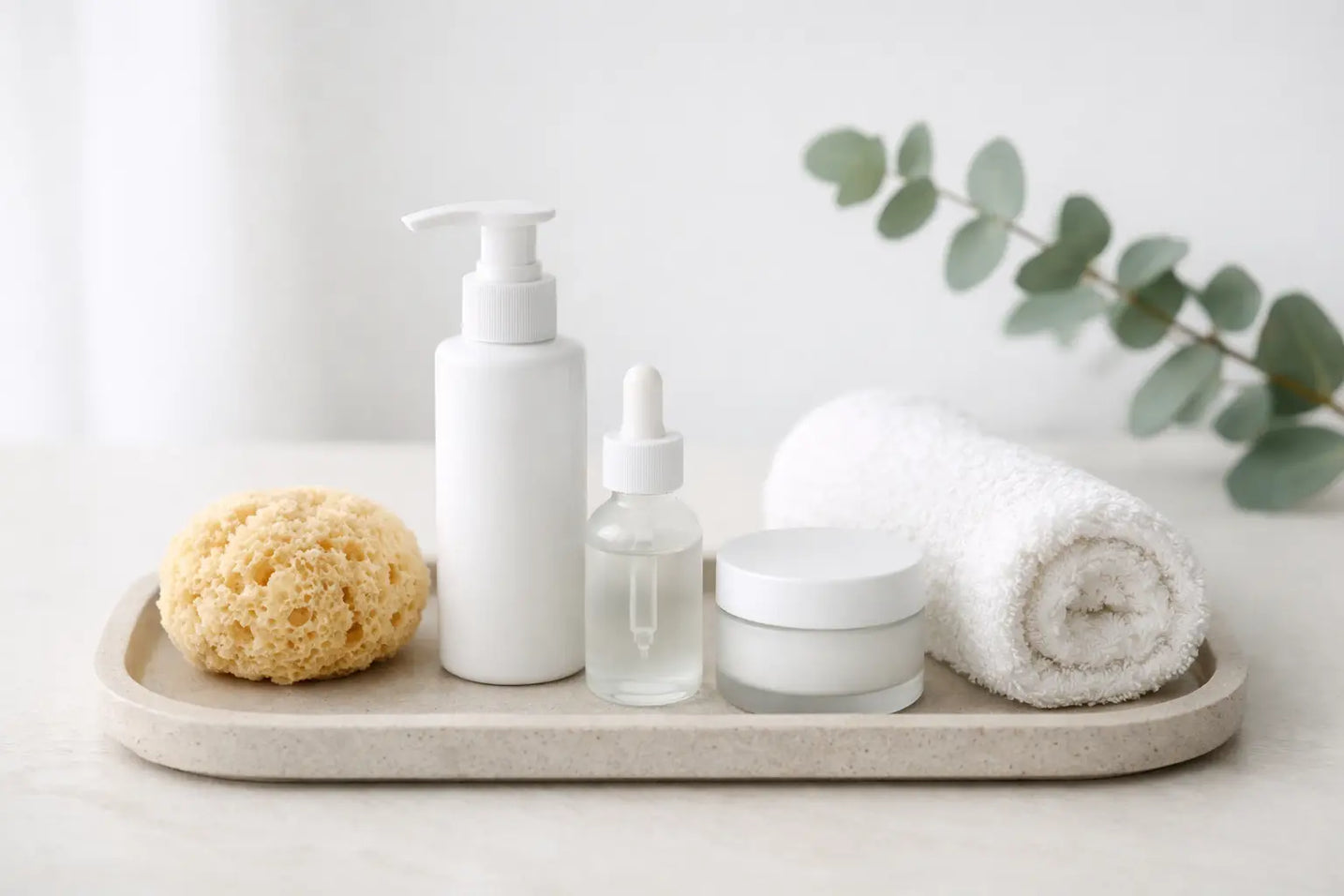 Minimalistische Hautpflege Routine erstellen